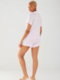 Chelsea Peers Modal Short Shirt Pyjama Set, Pink