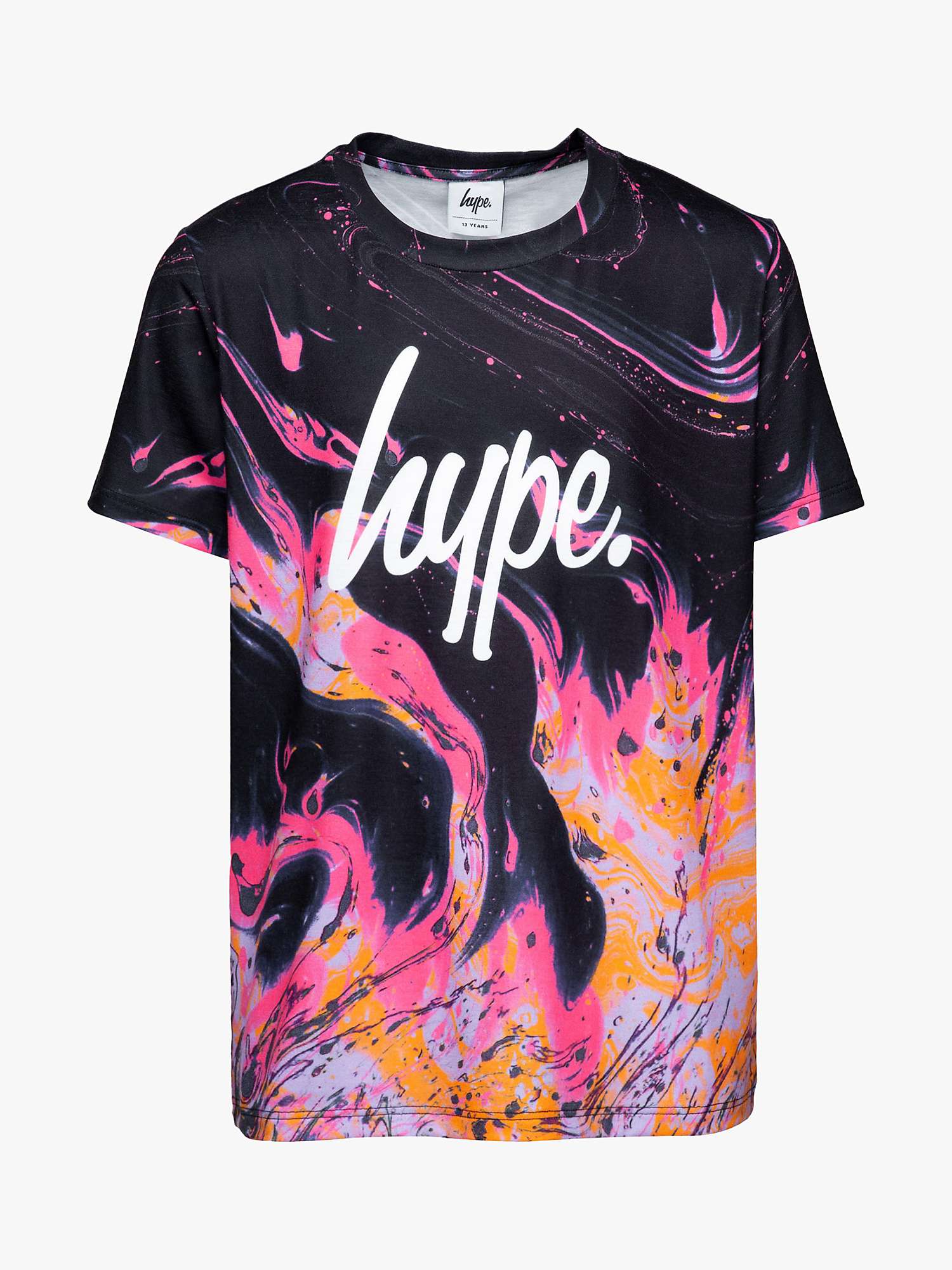 Buy Hype Kids' Marble Swirl T-Shirt, Multi Online at johnlewis.com