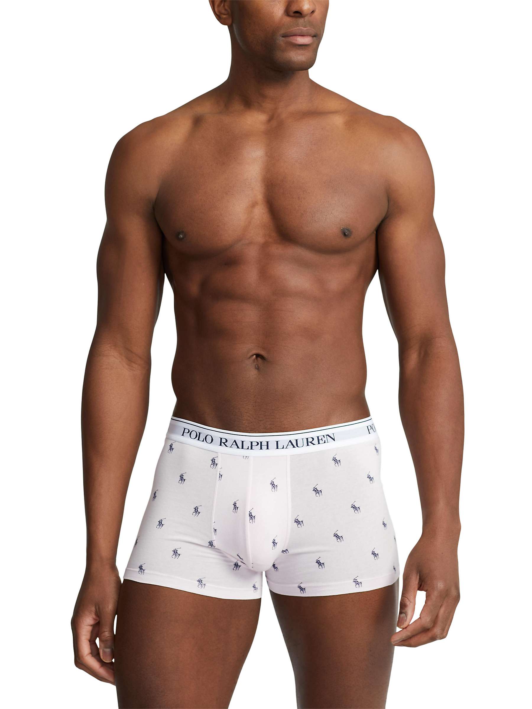 Buy Polo Ralph Lauren Stretch Cotton Trunks, Pack of 3, Multi Online at johnlewis.com