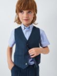 John Lewis Heirloom Collection Kids' Linen Blend Waistcoat