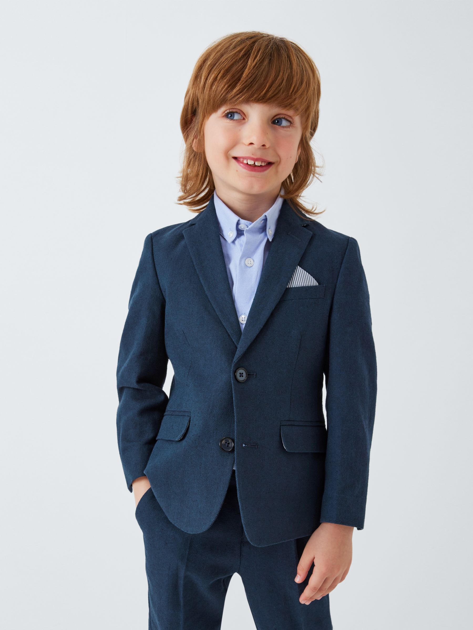 Buy John Lewis Heirloom Collection Kids' Linen Blend Suit Jacket Online at johnlewis.com
