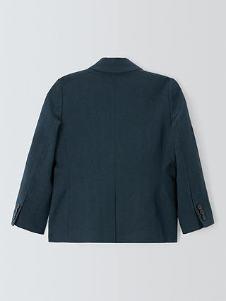 John Lewis Heirloom Collection Kids' Linen Blend Suit Jacket, Navy
