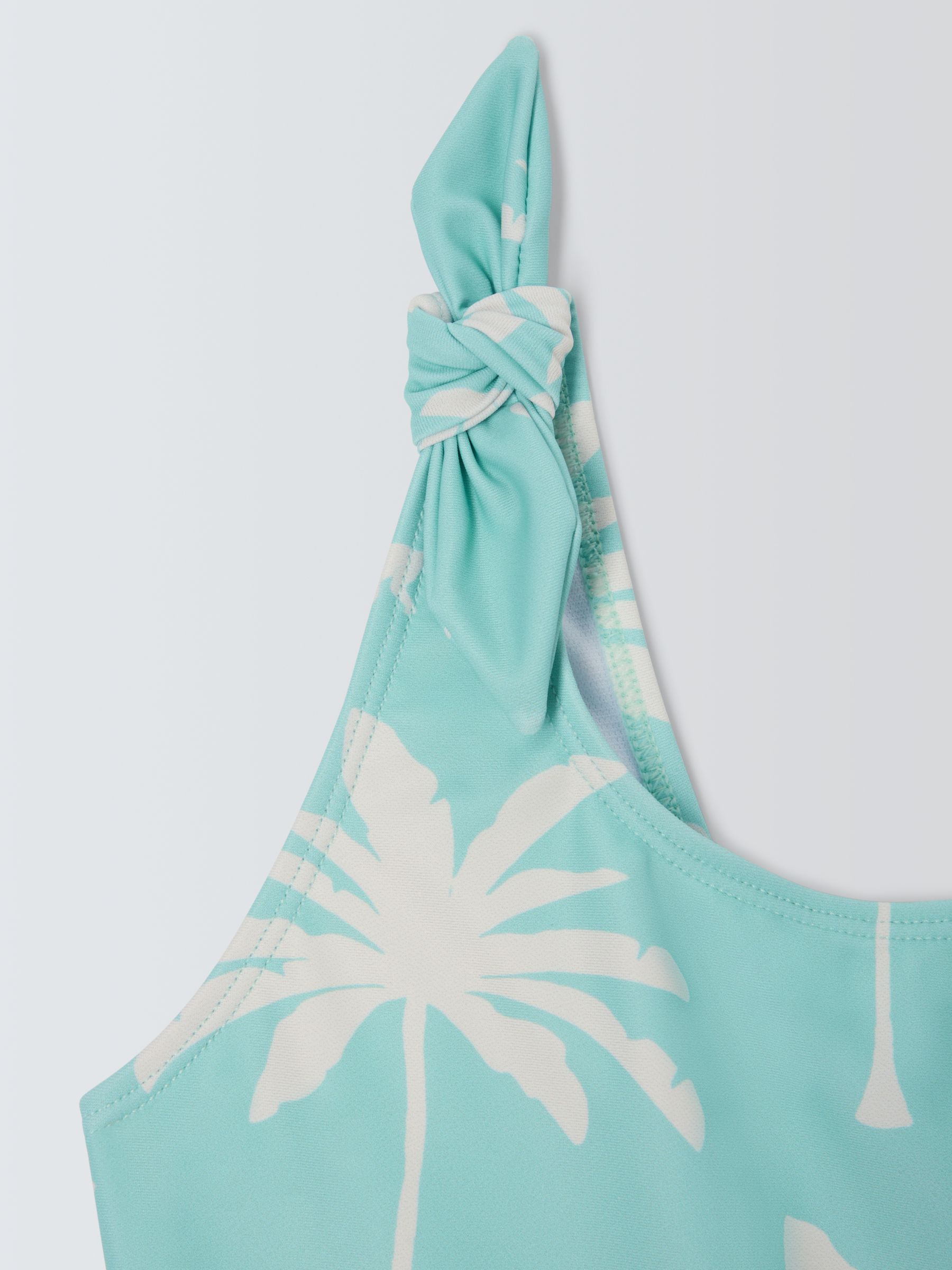 Buy John Lewis Kids' Family Palm Tree Print Tie Strap Swimsuit Online at johnlewis.com