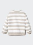 Mango Baby Sally Stripe Sweatshirt, Light Beige