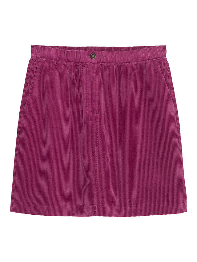 Marc O'Polo Corduroy A-Line Mini Skirt, Juicy Berry