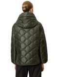 Marc O'Polo Hooded Cape Style Quilt Jacket