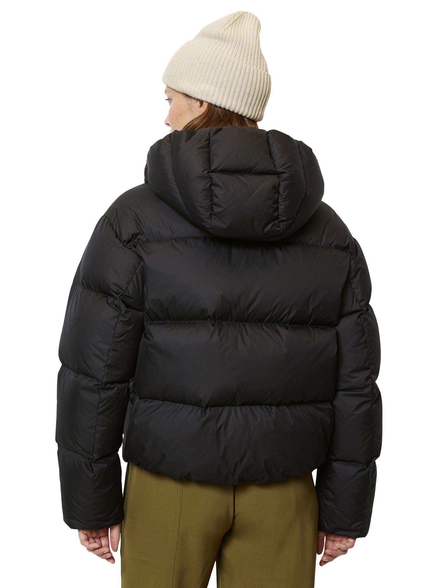 Marc O'Polo Puffer Down Jacket, Black at John Lewis & Partners