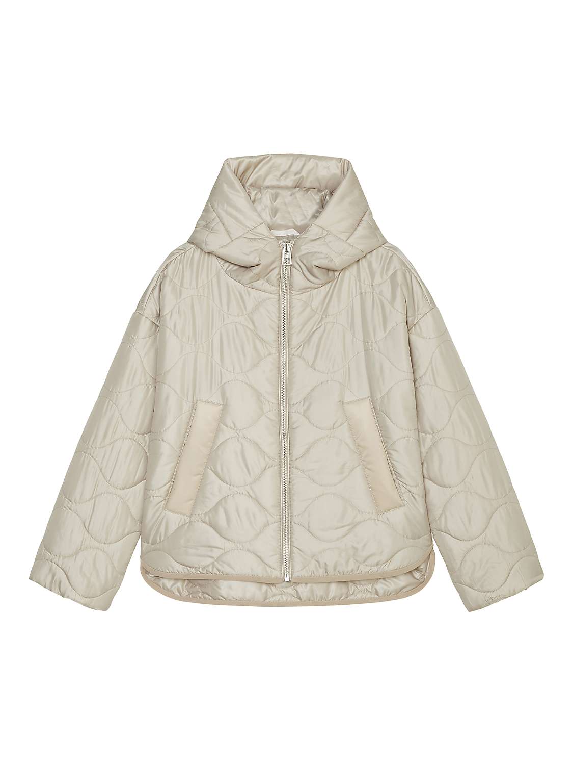 Buy Marc O'Polo Hooded Cape Style Quilt Jacket Online at johnlewis.com