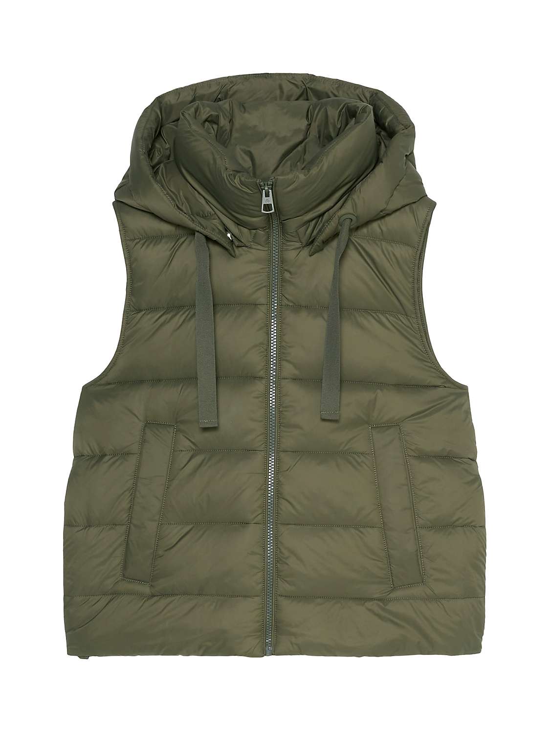 Buy Marc O'Polo Hooded Puffer Quilt Gilet Online at johnlewis.com