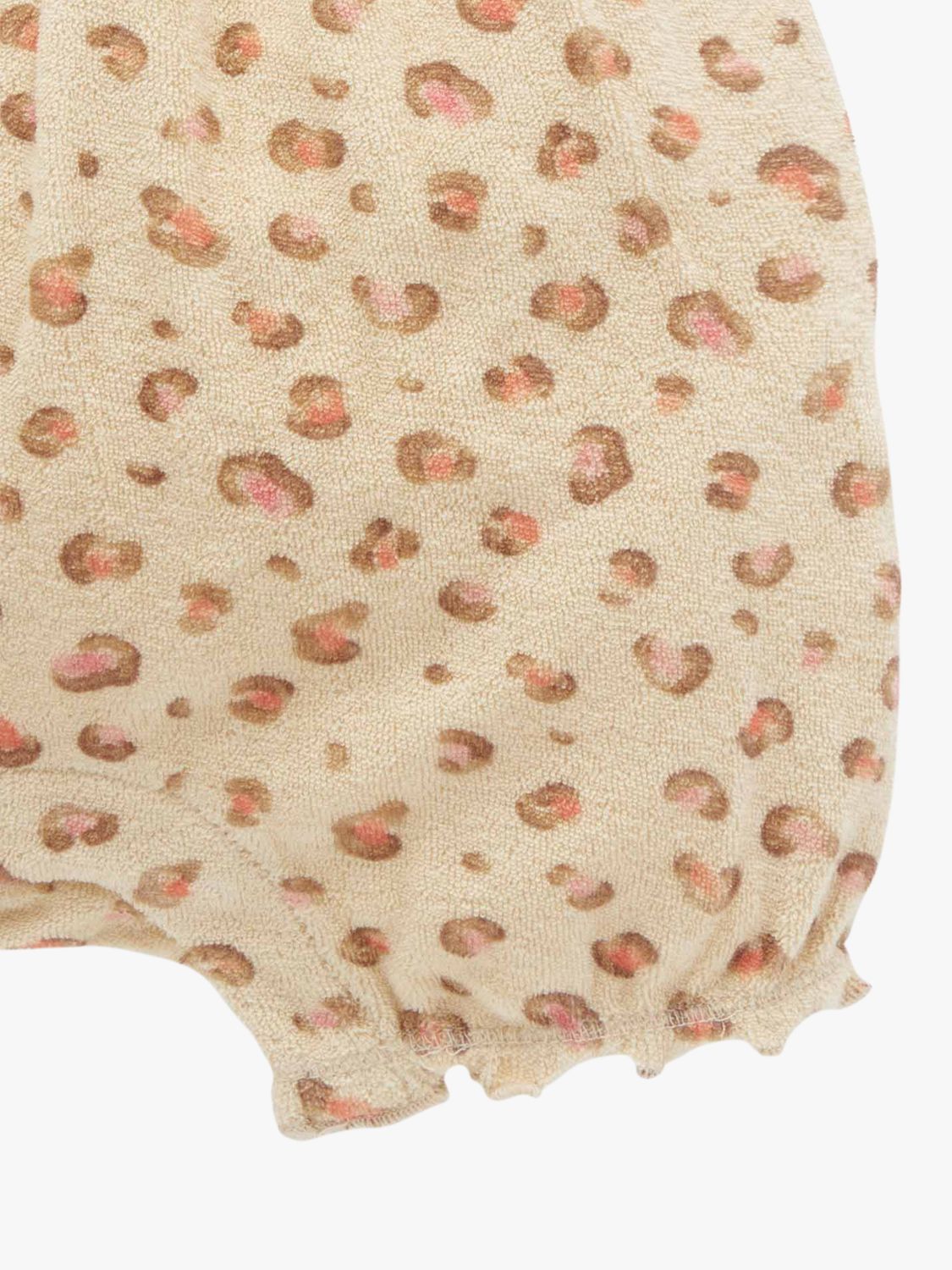 Buy Purebaby Baby Organic Cotton Animal Print Toweling Grow Suit, Multi Online at johnlewis.com