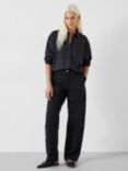 HUSH Nicole Relaxed Fit Shirt, Navy