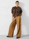 HUSH Jess Wide Leg Cargo Trousers