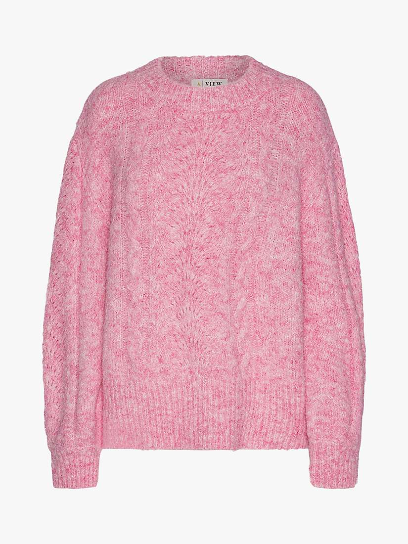 Buy A-VIEW Patrisia Cable Knit Jumper Online at johnlewis.com