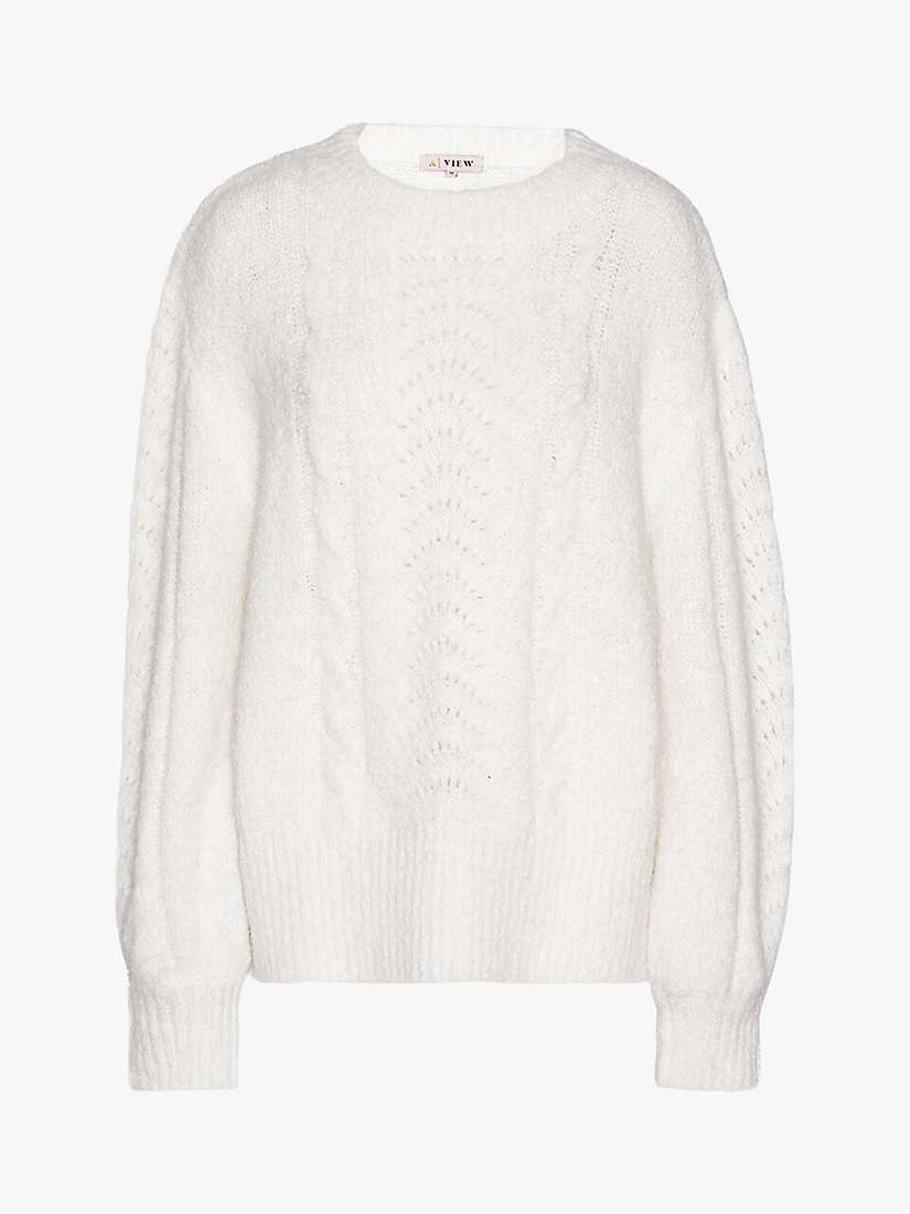 Buy A-VIEW Patrisia Cable Knit Jumper Online at johnlewis.com