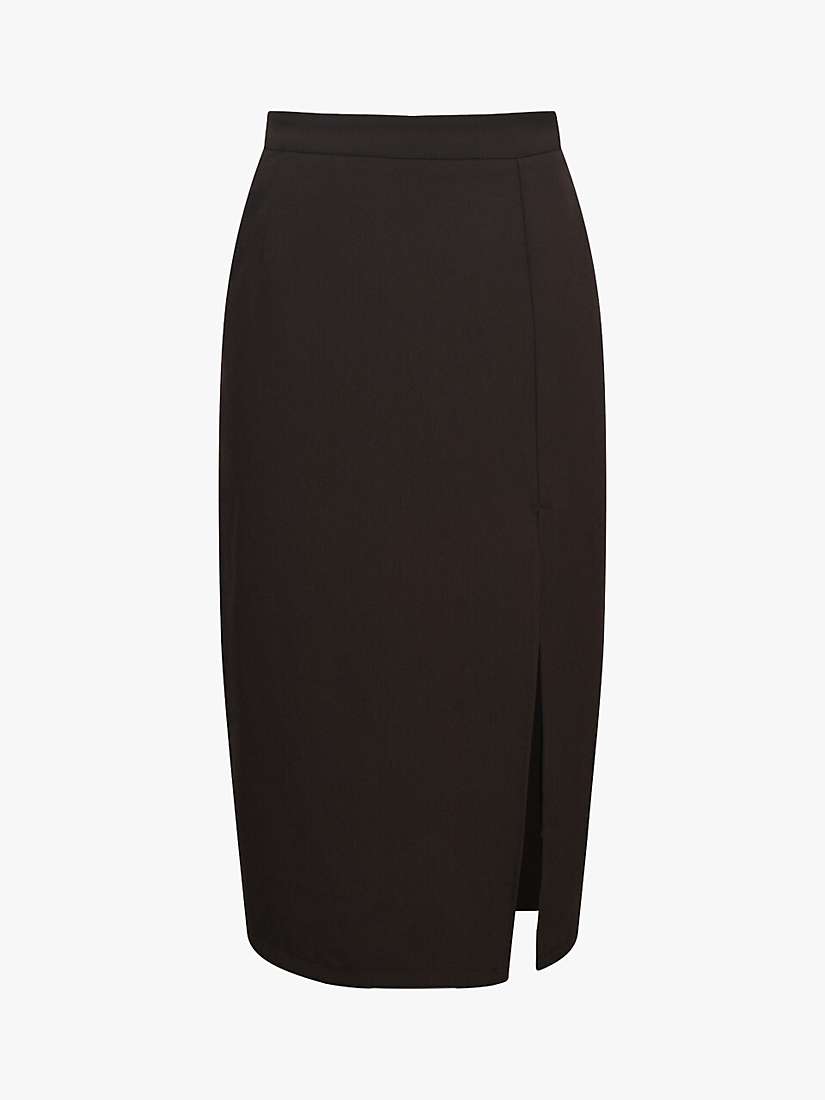 Buy A-VIEW Annali Midi Skirt, Dark Brown Online at johnlewis.com