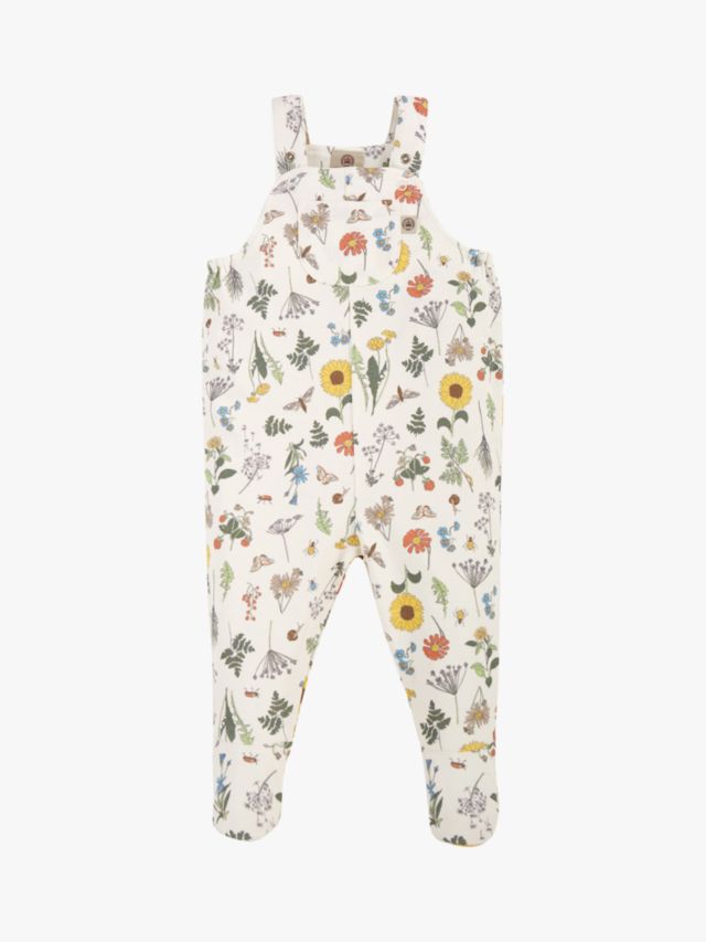 Frugi Completo Regalo Nascita Dungaree - Lontre - Body + Salopette