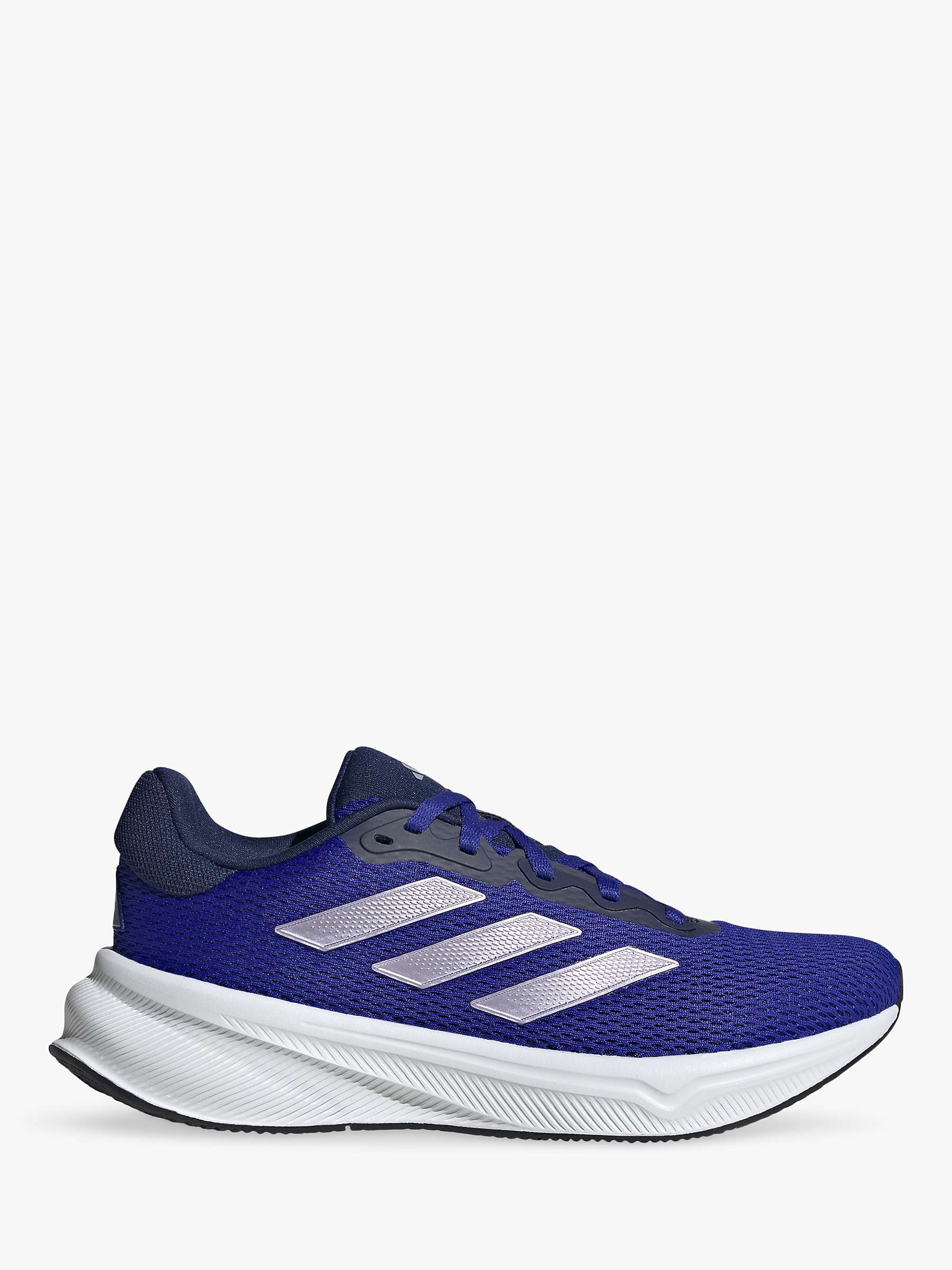 Buy adidas Response W Women's Running Shoes, Blue/Lilac Online at johnlewis.com