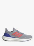 adidas Pureboost 23 Men's Running Shoes, Solar Red/Blue