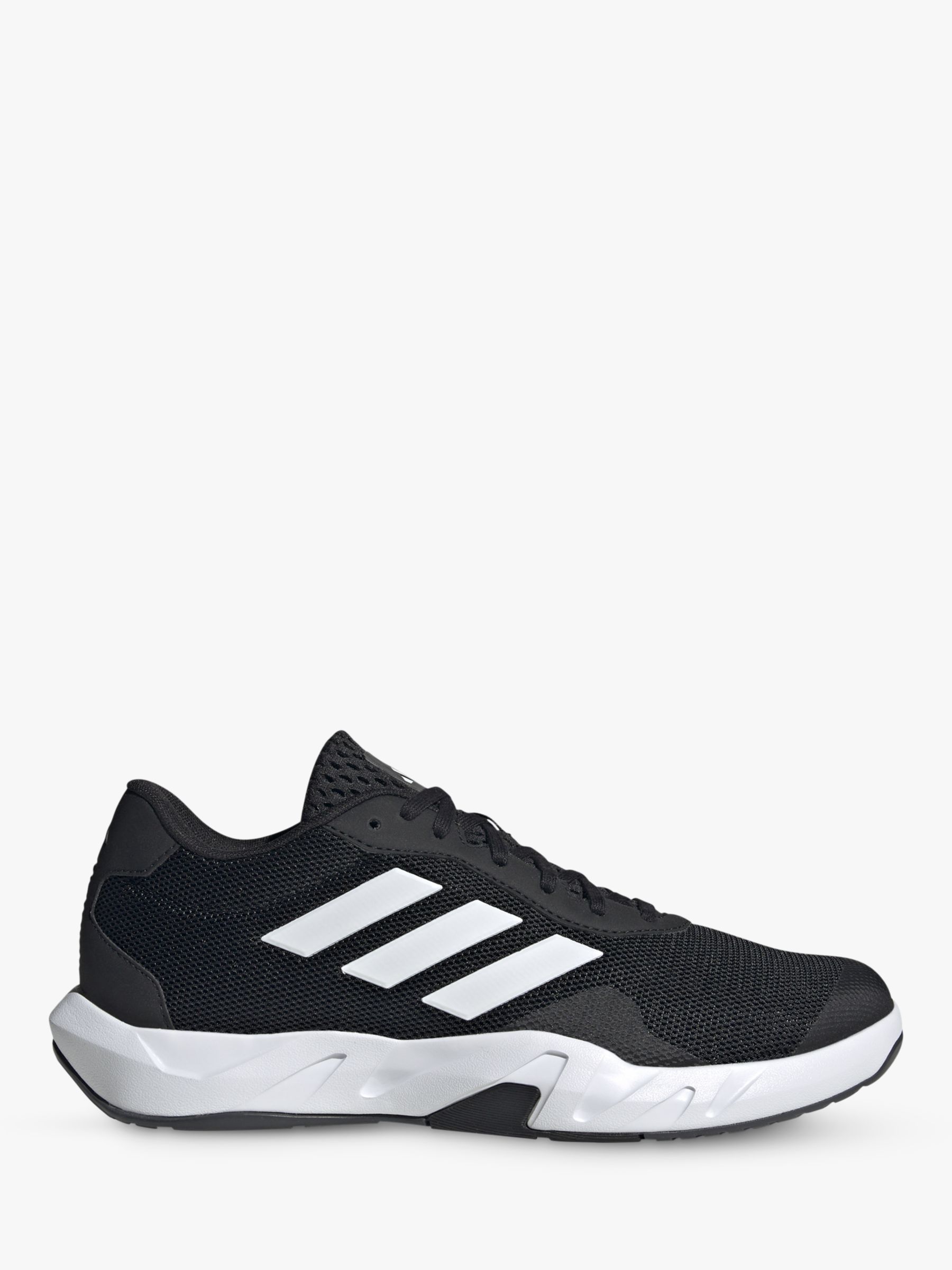 adidas AMPLIMOVE Trainers, Black/White at John Lewis & Partners