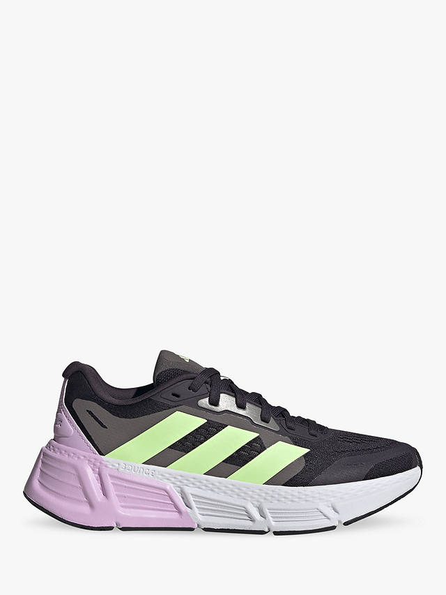 adidas Questar 2 Bounce Women's Running Shoes, Black/Green/ Lilac
