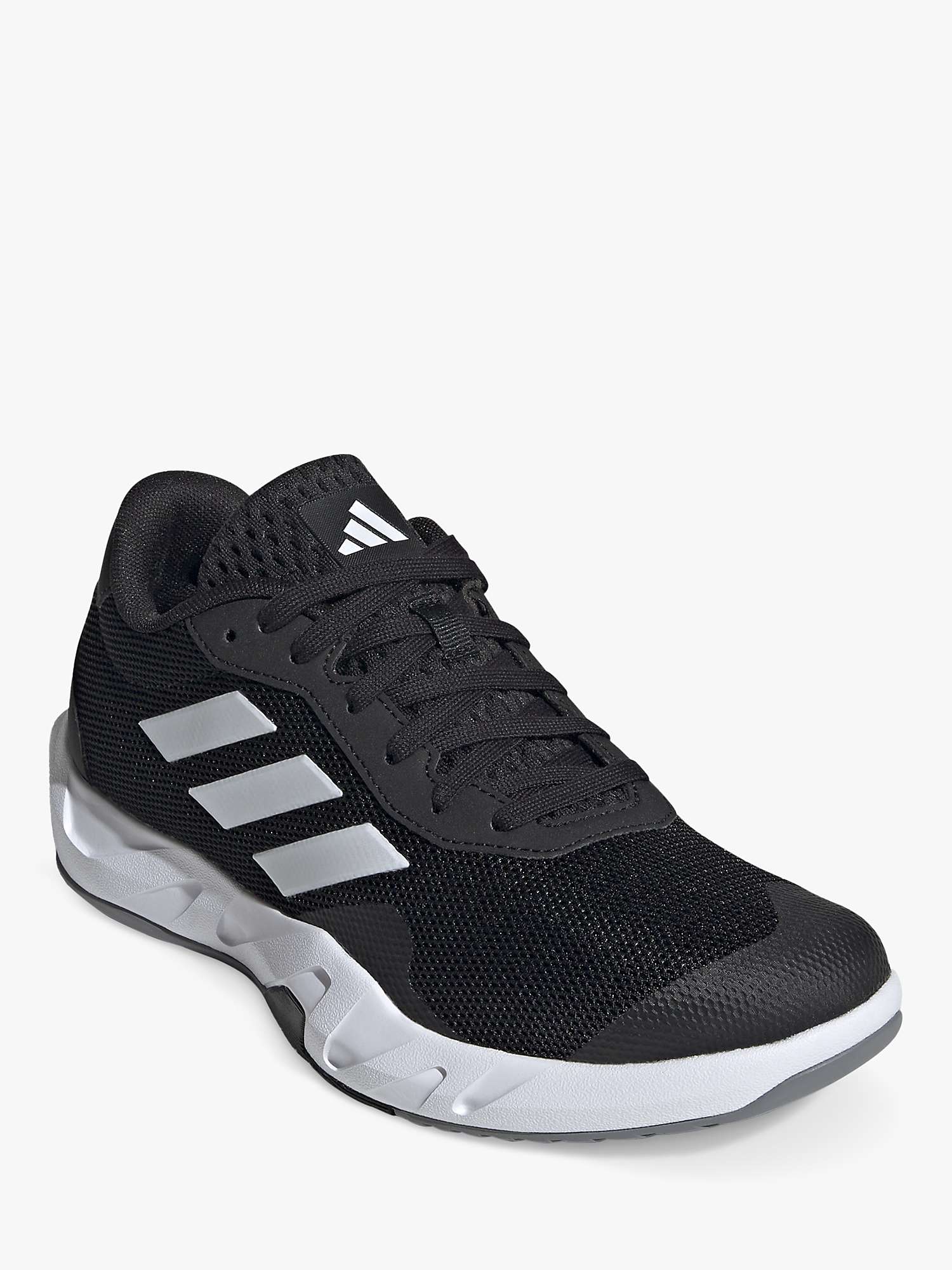 Buy adidas AMPLIMOVE Women's Running Shoes, Black/White Online at johnlewis.com