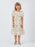 John Lewis Heirloom Kids' Collection Floral Cotton Lawn Dress, Multi