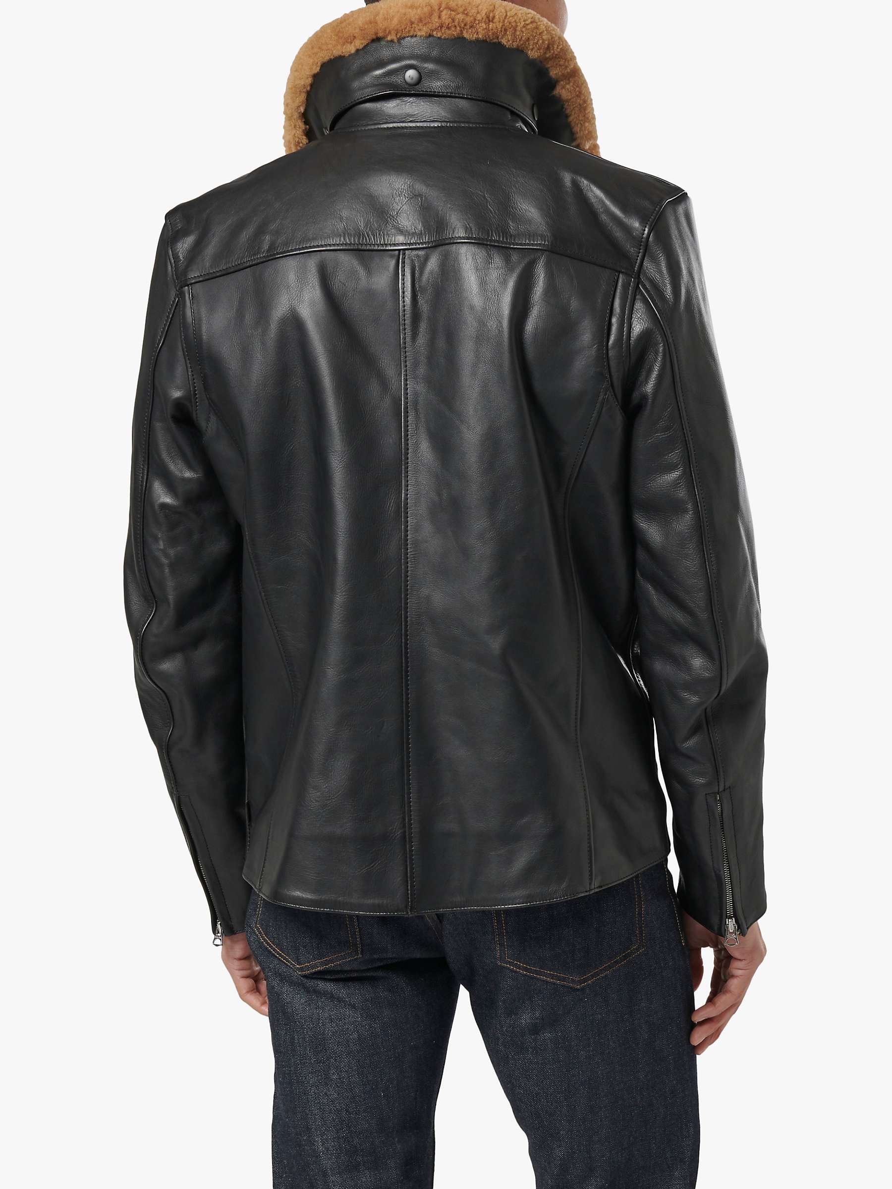 Buy Triumph Motorcycles Rexford Leather Jacket Online at johnlewis.com