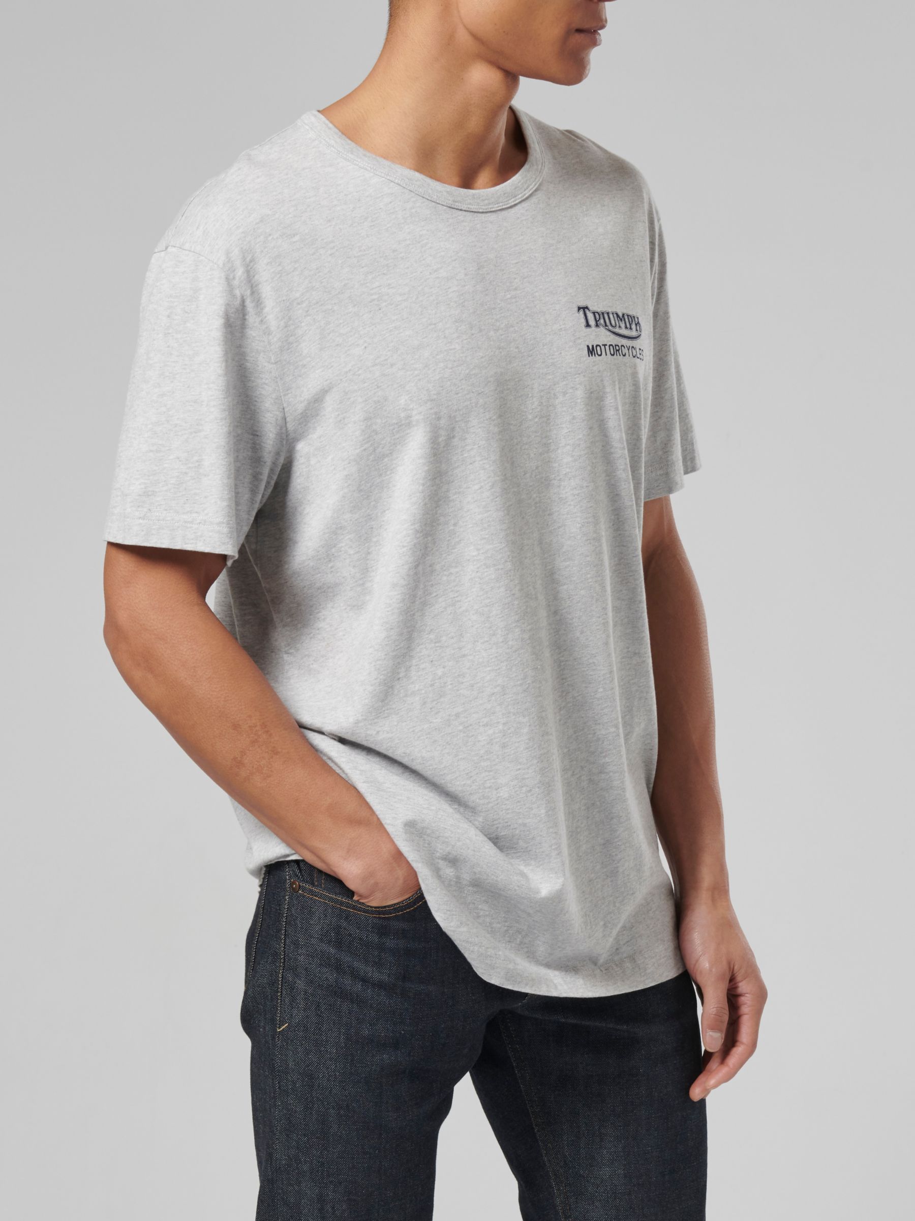Buy Triumph Motorcycles Adcote T-Shirt Online at johnlewis.com