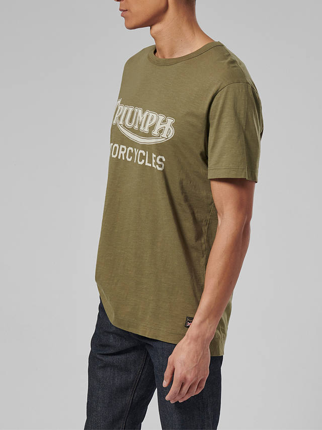 Triumph Motorcycles Barwell T-Shirt, Olive