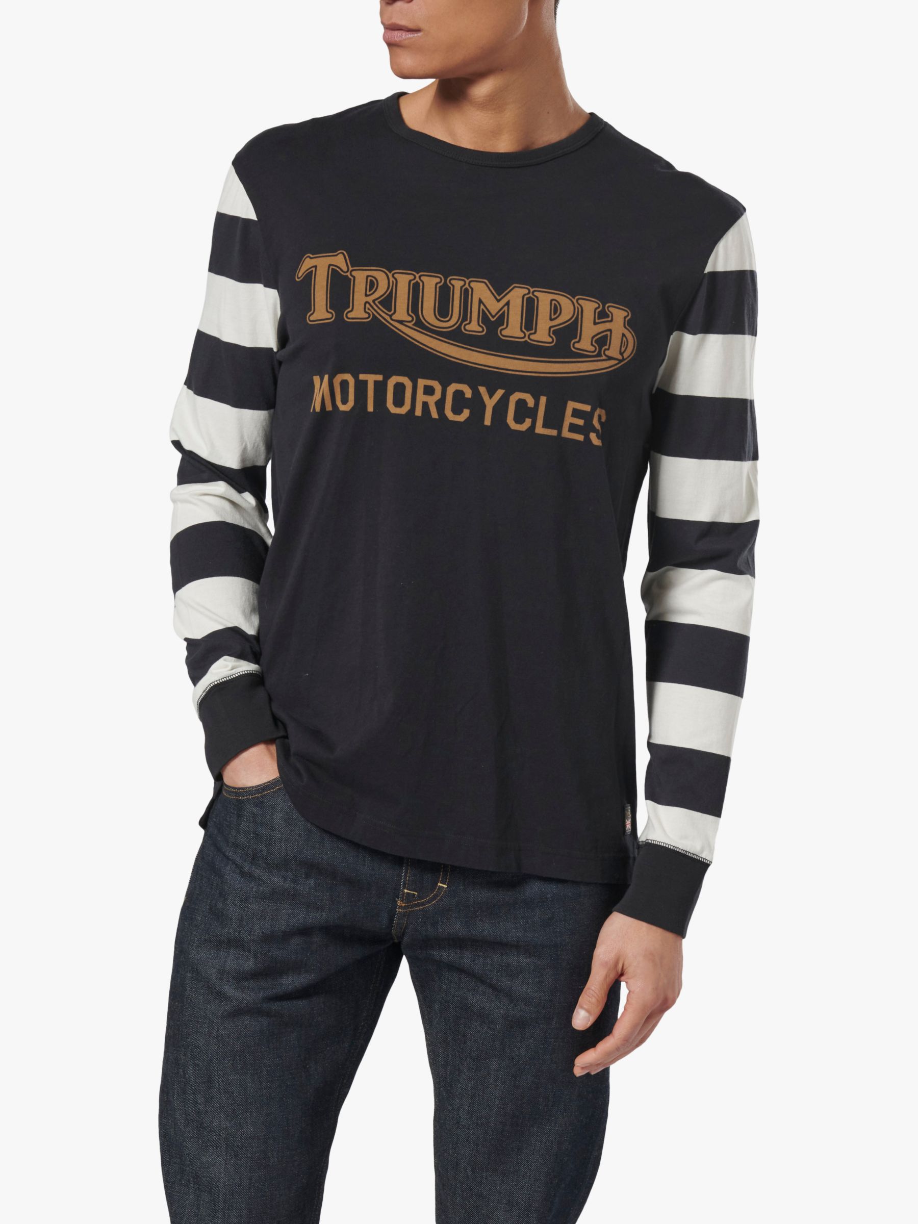 Triumph Motorcycles Ignition Long Sleeve T-Shirt, Black, XL