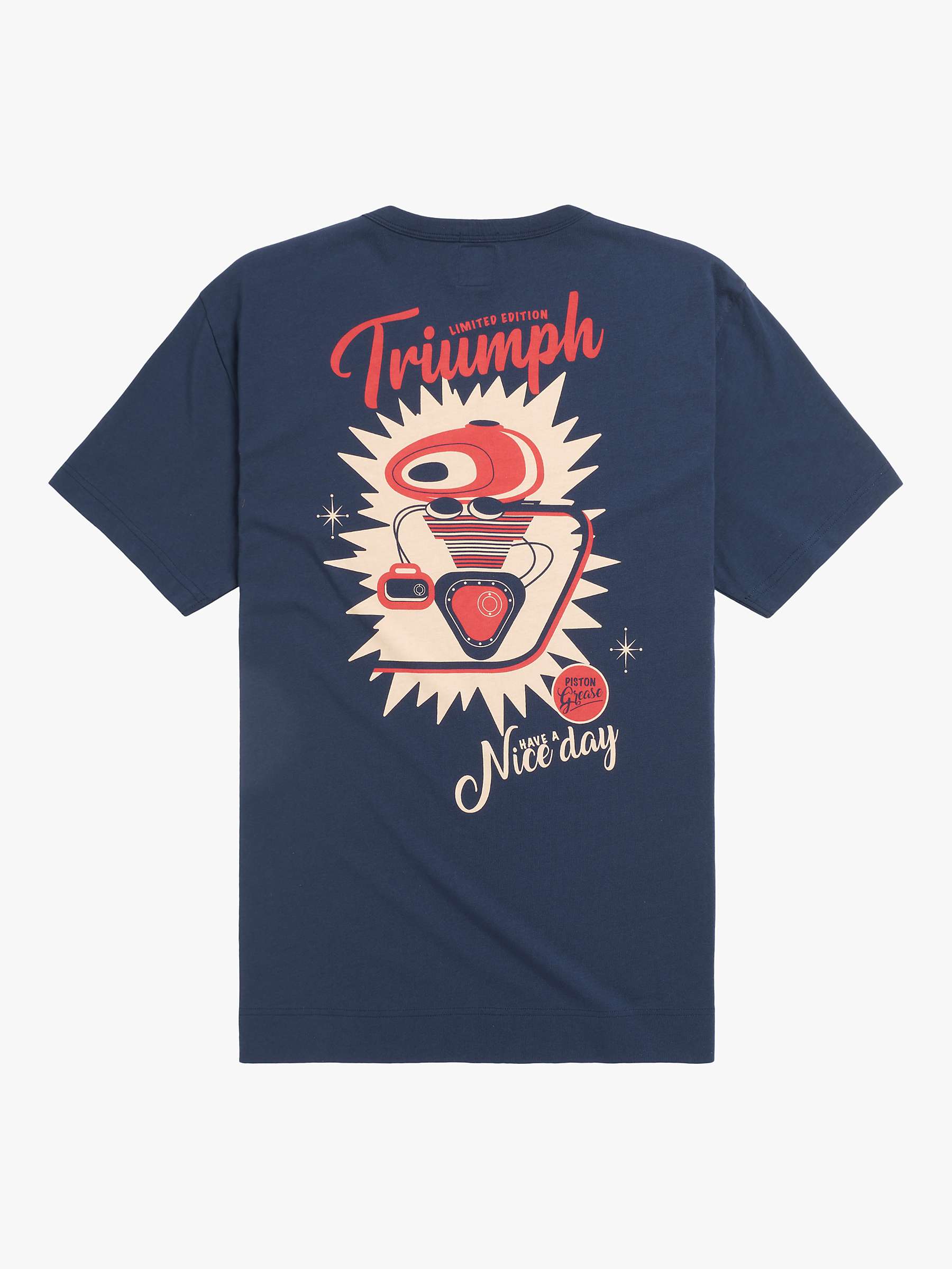 Buy Triumph Motorcycles Tank T-Shirt Online at johnlewis.com