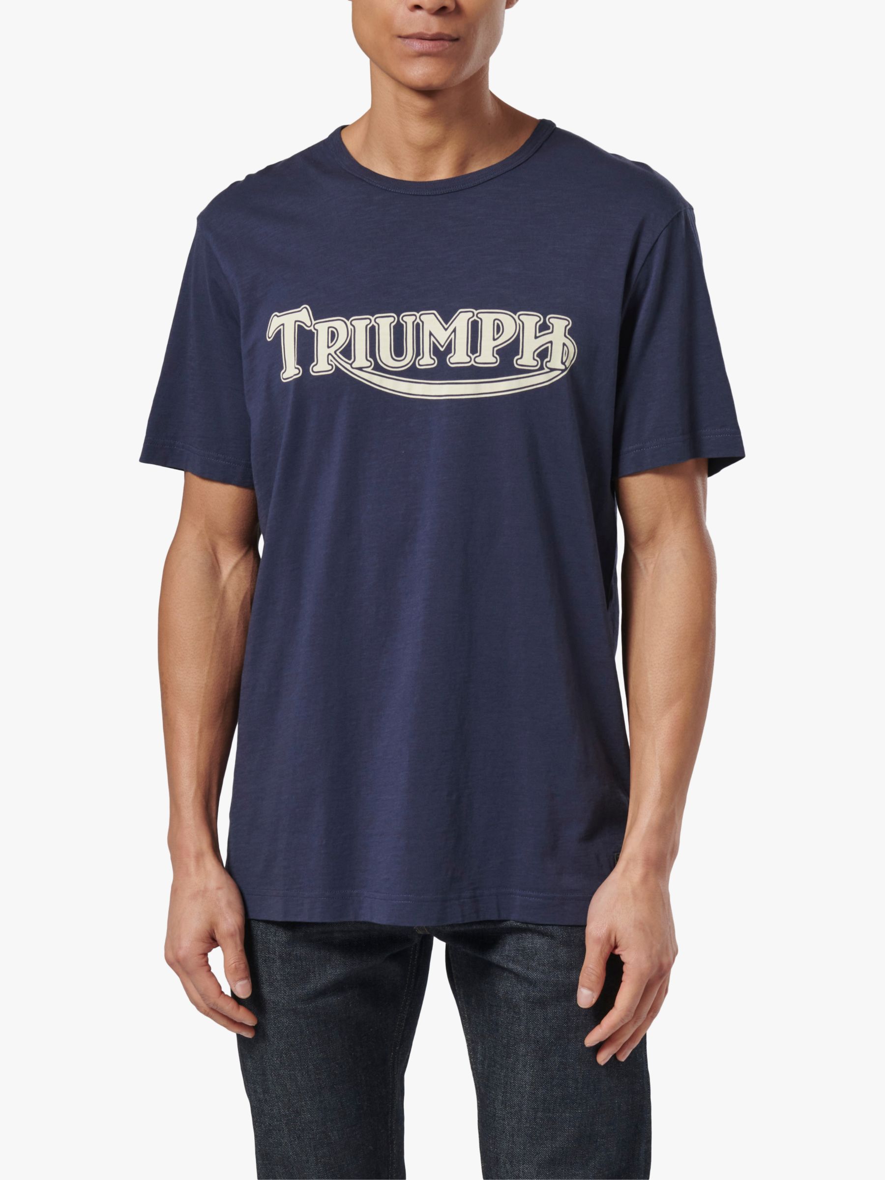 Triumph Motorcycles Fork Seal T-Shirt, Indigo, L