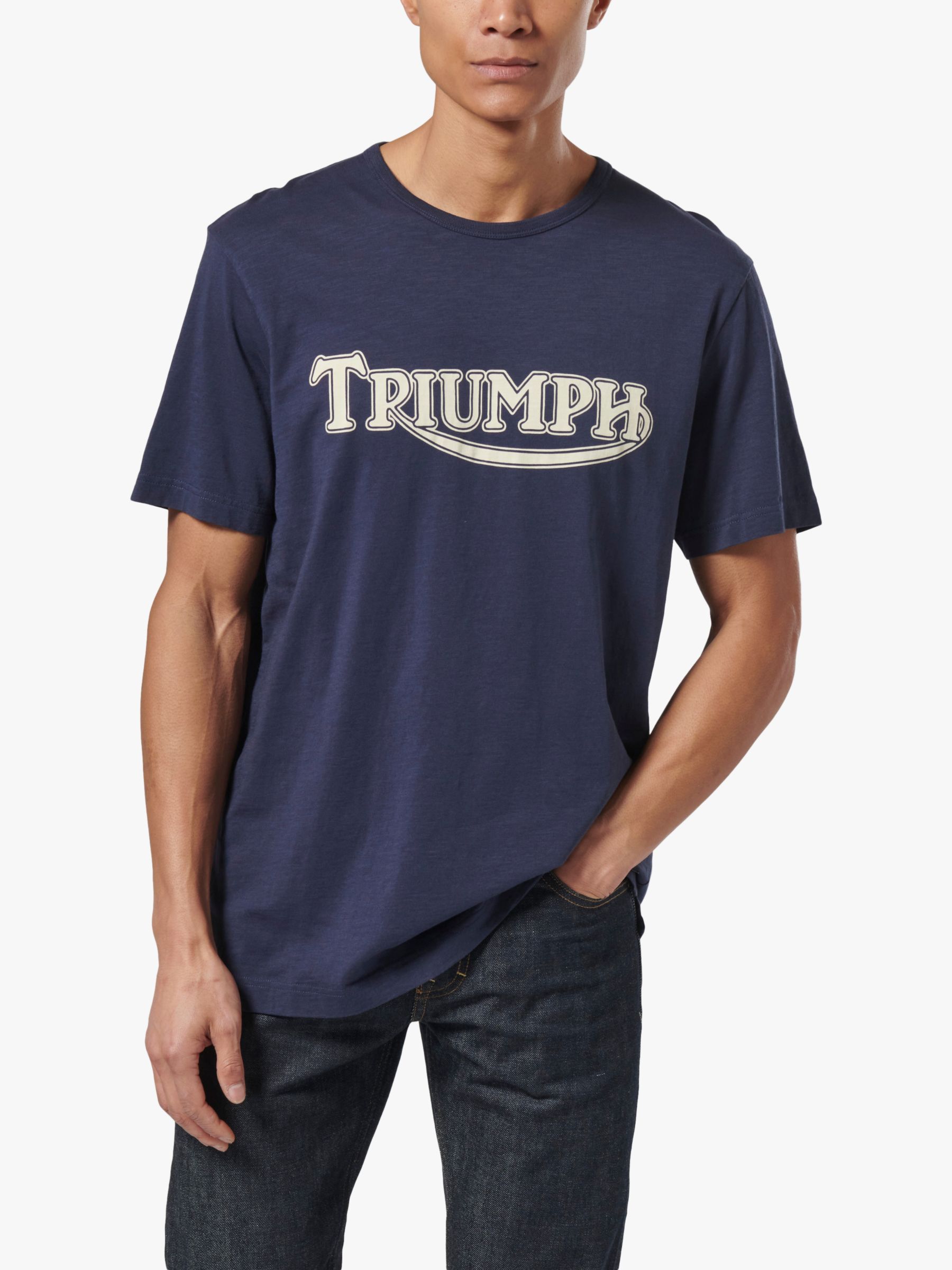 Triumph Motorcycles Fork Seal T-Shirt, Indigo, L