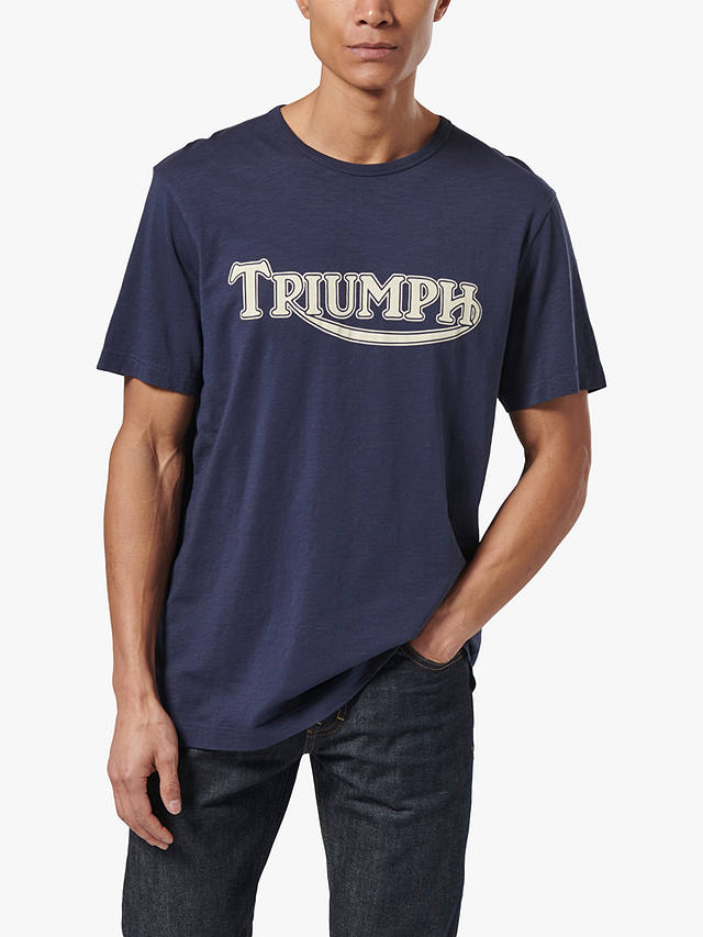 Triumph Motorcycles Fork Seal T-Shirt, Indigo
