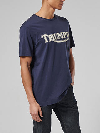 Triumph Motorcycles Fork Seal T-Shirt, Indigo
