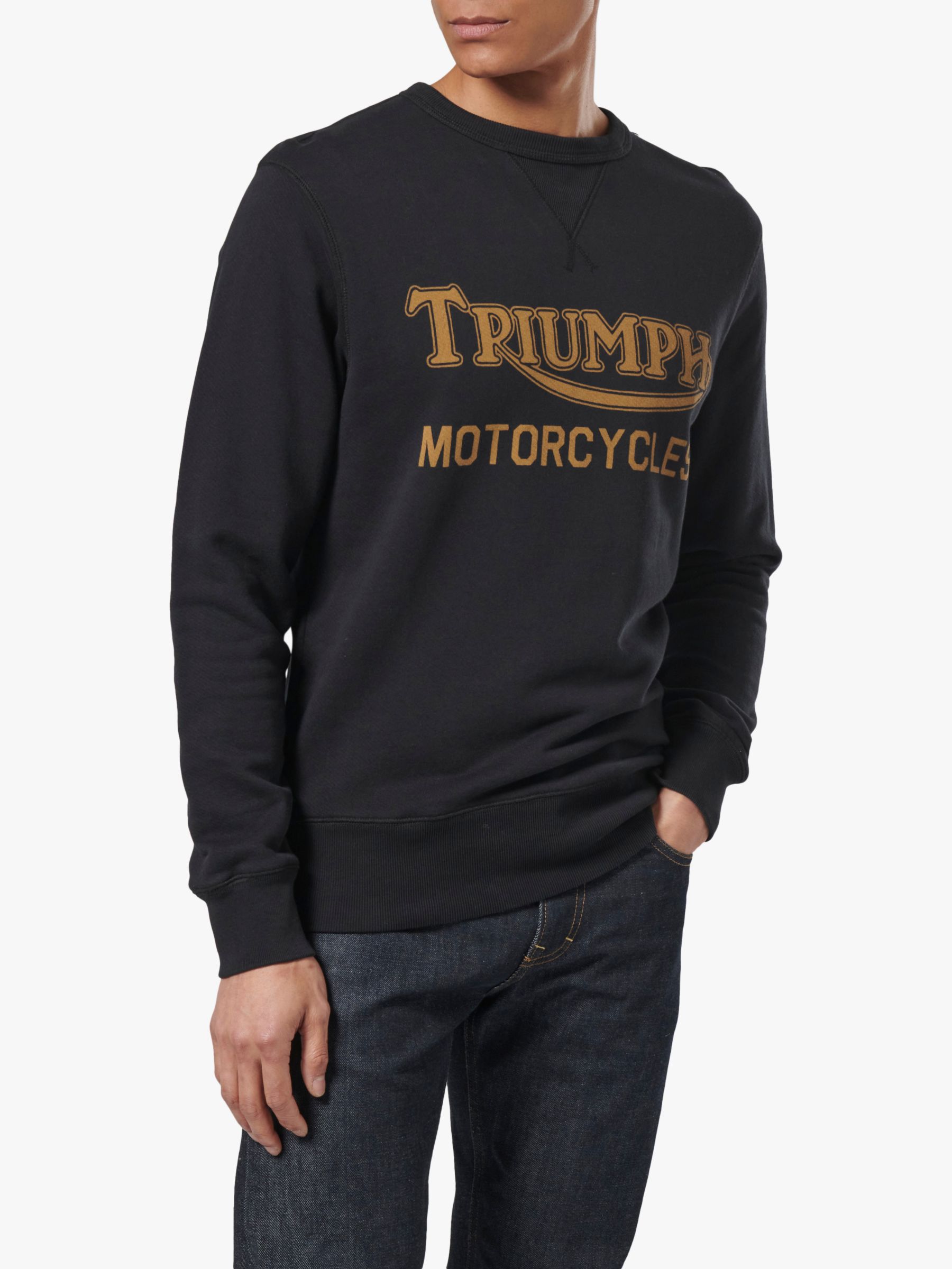 Triumph Motorcycles Radial Sweatshirt, Black, S