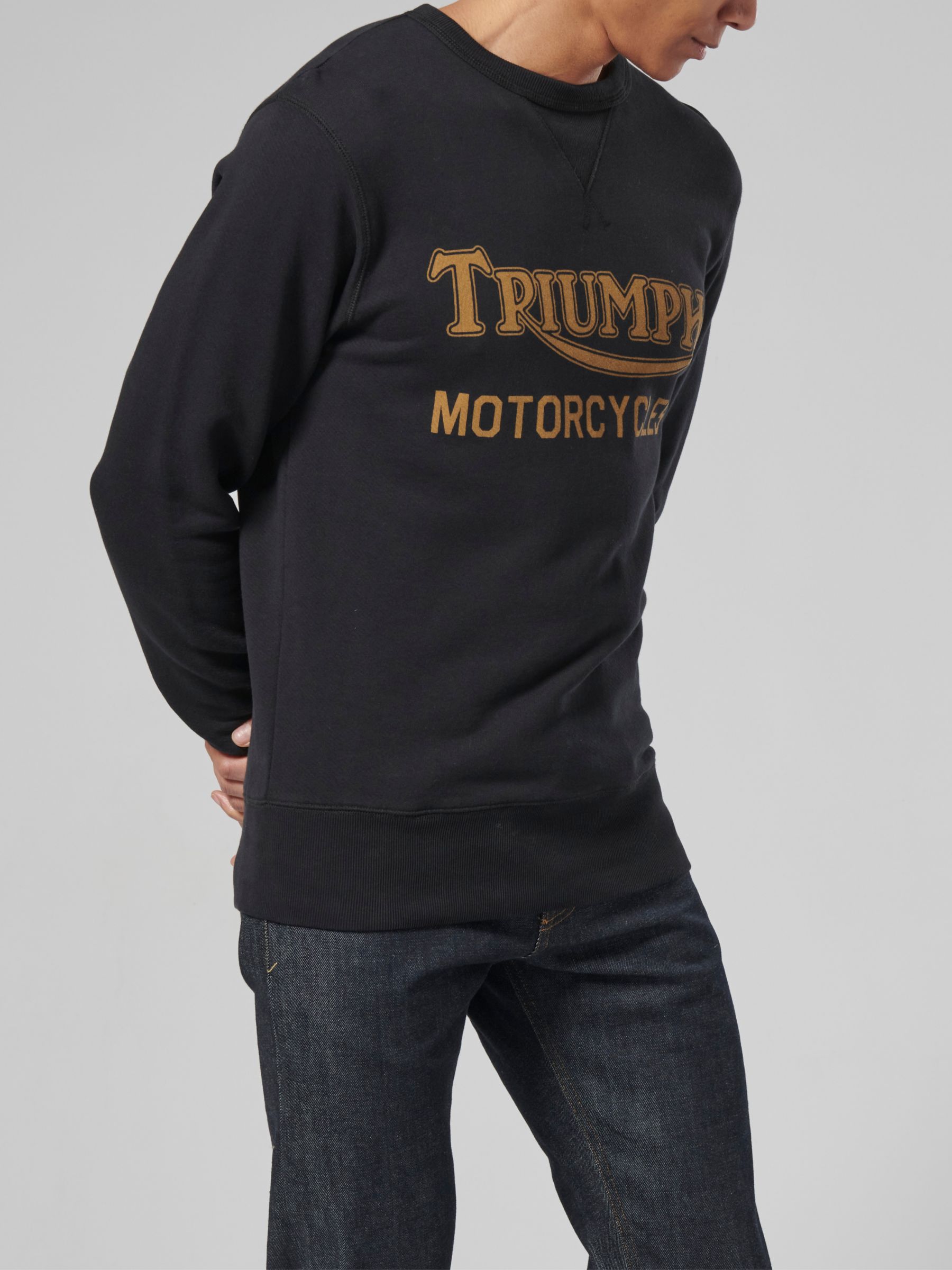 Triumph Motorcycles Radial Sweatshirt, Black, S