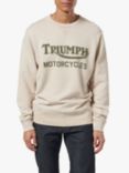 Triumph Motorcycles Radial Sweatshirt, Oatmeal