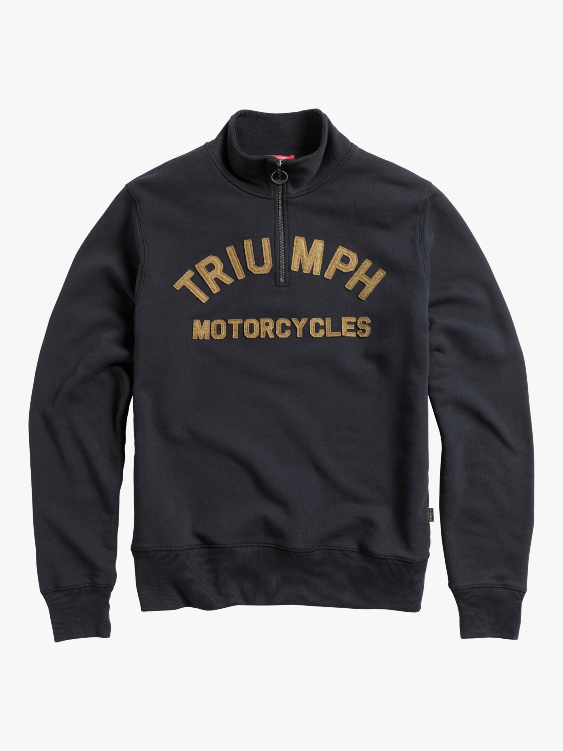 Buy Triumph Motorcycles Ribble Zip Neck Sweatshirt Online at johnlewis.com