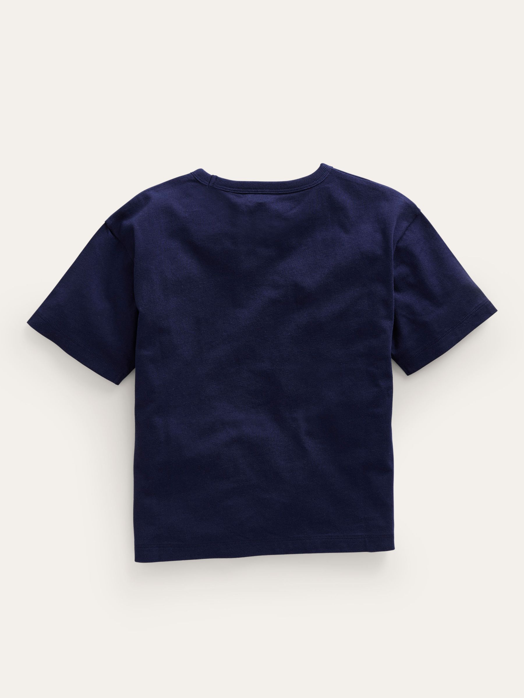 Mini Boden Kids' Relaxed Space Galaxy Printed T-Shirt, College Navy at John  Lewis & Partners
