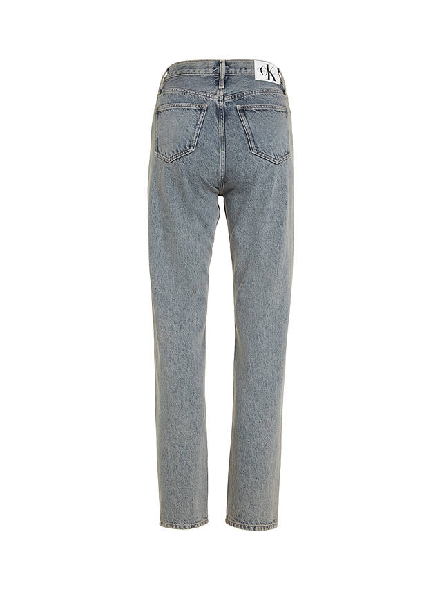 Calvin Klein High Rise Straight Cut Jeans, Grey