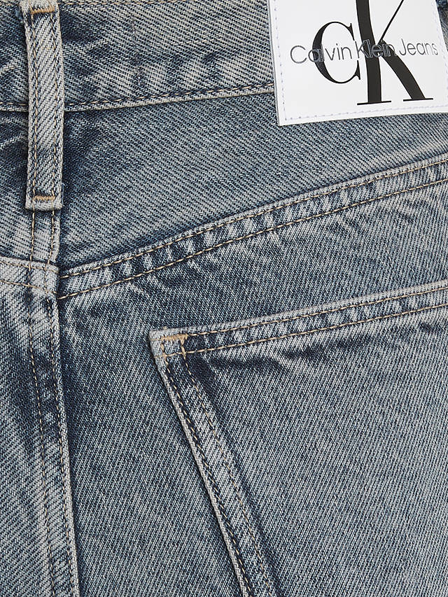 Calvin Klein High Rise Straight Cut Jeans, Grey