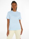 Calvin Klein Calvin Klein Jeans Sequin Logo Crew Neck T-Shirt, Keepsake Blue, Keepsake Blue