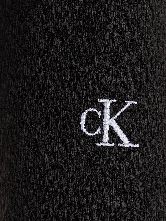 Calvin Klein Split Wrap Top, CK Black