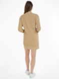 Calvin Klein Jeans Woven Label Jumper Dress, Brown
