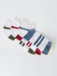 John Lewis Nylon Ankle Socks, Pack of 3, Multi