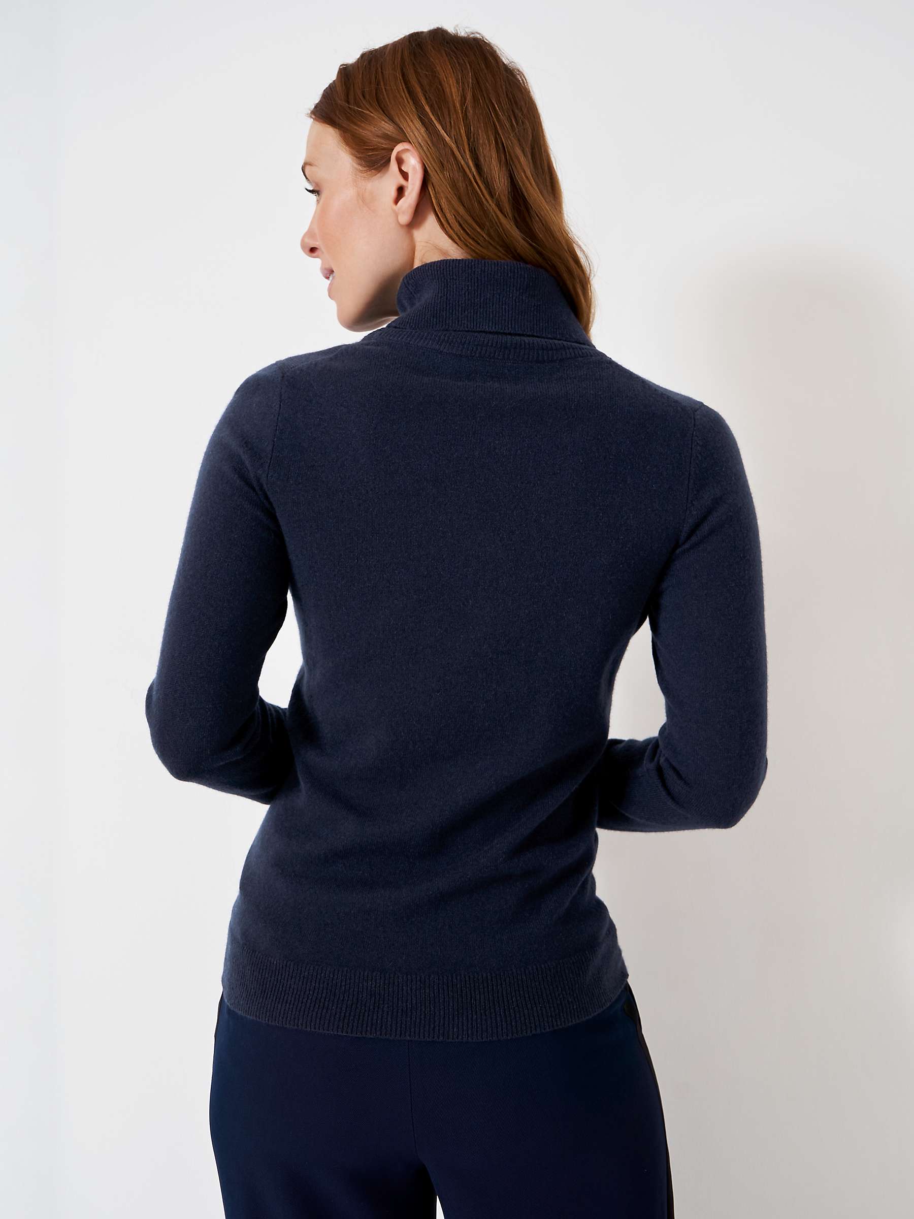 Buy Crew Clothing Libby Cashmere and Wool Blend Roll Neck Jumper Online at johnlewis.com