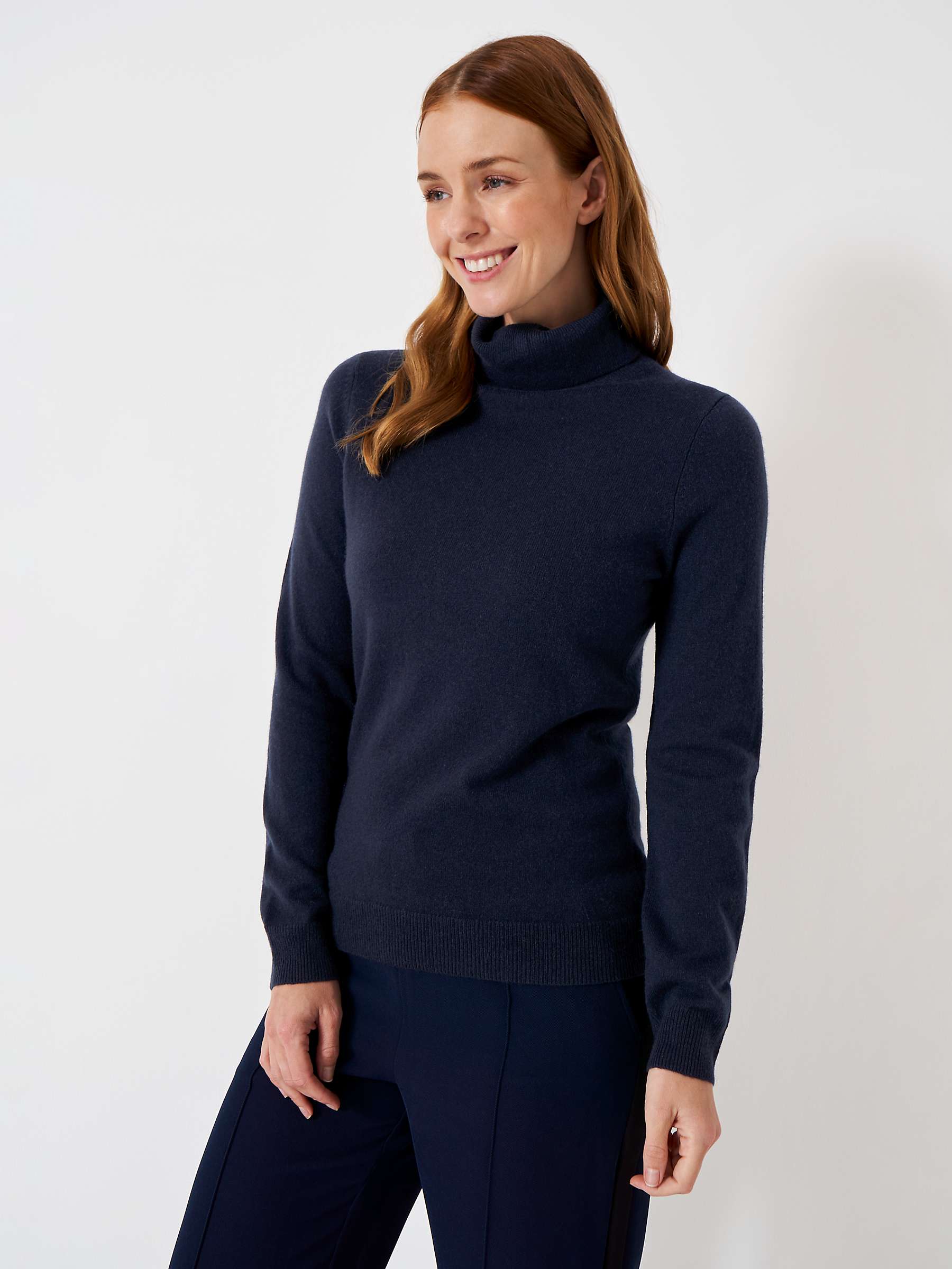 Buy Crew Clothing Libby Cashmere and Wool Blend Roll Neck Jumper Online at johnlewis.com