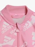 adidas Baby AEROREADY Camo Logo Tracksuit Set, Pink