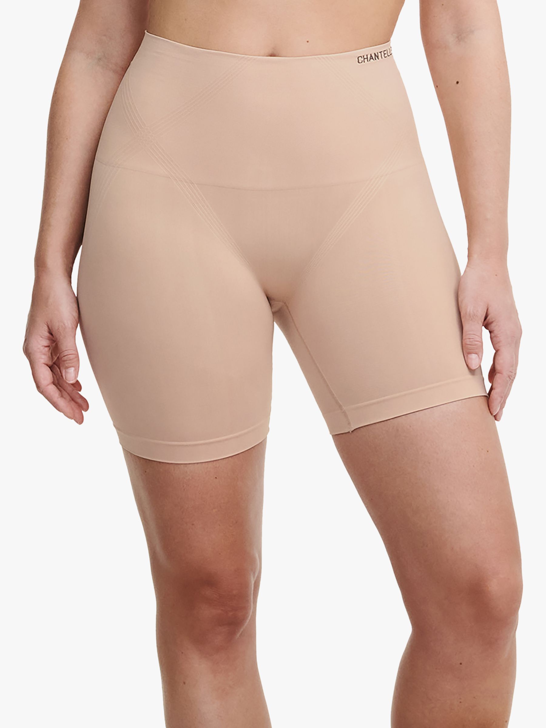 Chantelle Smooth Comfort Light Shaping High Waisted Shorts, Clay Nude at  John Lewis & Partners